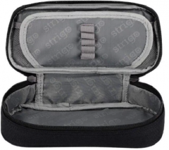 Penar un compartiment, cu separator si buzunar interior - Smiley Face