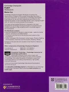 Cambridge Checkpoint English Workbook 8 