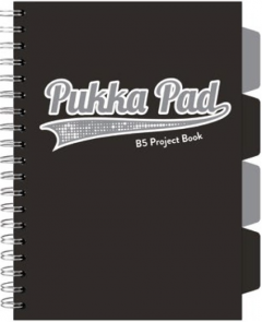Caiet cu spirala si separatoare - Pukka Pad Project Book, B5, Matematica