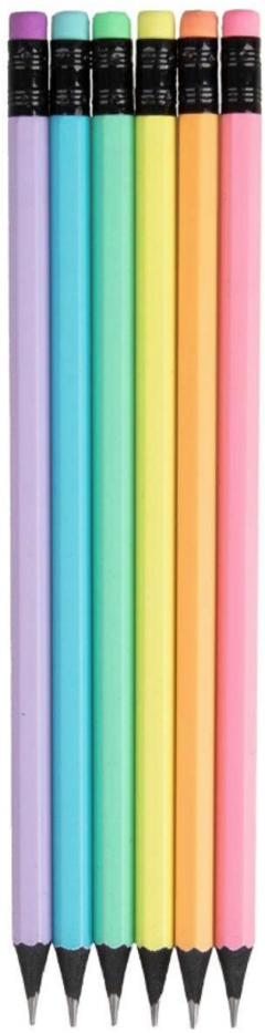 Creioane HB cu guma de sters - Strigo, mai multe modele si culori