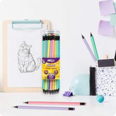 Creioane HB cu guma de sters - Strigo, mai multe modele si culori