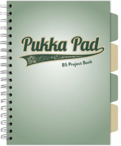 Caiet cu spirala si separatoare - Pukka Pad Project Book - B5 Matematica