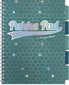 Caiet cu spirala si separatoare - Pukka Pad Project Glee