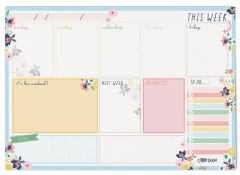 Planificator - Pukka Pad - Carpe Diem Weekly Planner Ditzy Floral