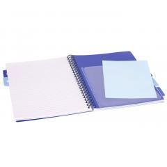 Caiet dictando cu spirala si separatoare B5 - Strigo Pads Project Book Unircorn