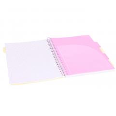 Caiet matematica cu spirala si separatoare A4 - Strigo Pads Project Book Meduza