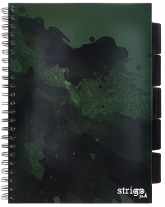 Caiet - Strigo Pads - Project Book Fusion - Matematica A4, cu spirala si separatoare