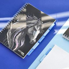 Caiet - Strigo Pads - Project Book Unicorn - Matematica A4, cu spirala si separatoare