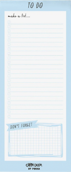 Planner magnetic - To Do List - Sky Blue