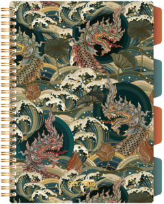 Caiet cu spirala si separatoare - Pads Project Book - Dragon - B5, Matematica