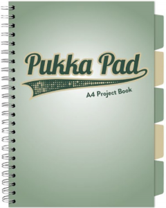 Caiet cu spirala si separatoare - Pukka Pad Project Book - A4, Matematica