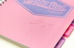 Caiet - Strigo Pads - Project Book Pastel Roz - Matematica A4, cu spirala si separatoare
