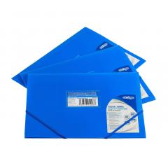 Mapa - Strigo A4 cu elastic - Albastru