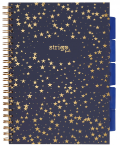 Caiet - Strigo Pads - Project Book Stars - Matematica B5, cu spirala si separatoare