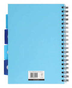 Caiet matematica cu spirala si separatoare B5 (100 file) - Strigo Pads Project Book (Jungle)