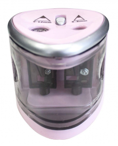 Ascutitoare - Strigo - Electrica 2 dimensiuni - Roz pastel