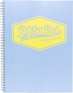 Caiet - Pukka Pad - Jotta Pastel - Dictando A4, spirala - Blue