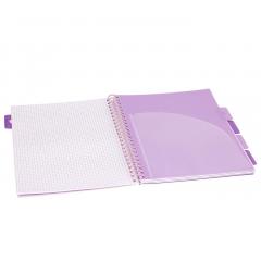 Caiet - Strigo Pads - Project Book Panda - Matematica A4, cu spirala si separatoare