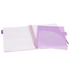 Caiet - Strigo Pads - Project Book Panda - Matematica A4, cu spirala si separatoare