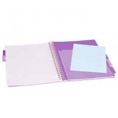 Caiet - Strigo Pads - Project Book Panda - Matematica A4, cu spirala si separatoare