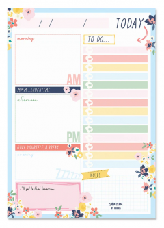 Planificator - Carpe Diem Daily Planner Ditzy Floral
