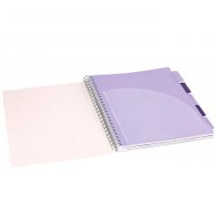 Caiet - Strigo Pads - Project Book Paun - Matematica A4, cu spirala si separatoare