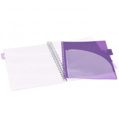 Caiet - Strigo Pads - Project Book Paun - Matematica A4, cu spirala si separatoare