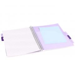 Caiet - Strigo Pads - Project Book Paun - Matematica A4, cu spirala si separatoare