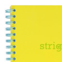 Caiet - Strigo Pads - Project Book Neon - Matematica B5, cu spirala si separatoare - Galben