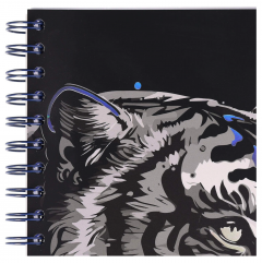 Caiet dictando cu spirala si separatoare A4 (100 file) - Strigo Pads Project Book (Tigru)