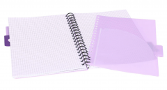 Caiet matematica cu spirala si separatoare B5 (100 file) - Strigo Pads Project Book (Jungle)