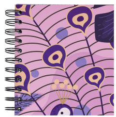 Caiet matematica cu spirala si separatoare B5 (100 file) - Strigo Pads Project Book (Jungle)