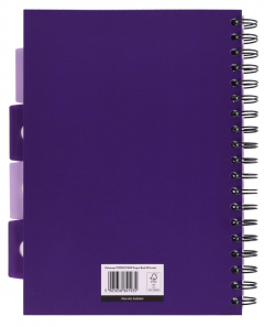 Caiet matematica cu spirala si separatoare B5 (100 file) - Strigo Pads Project Book (Jungle)