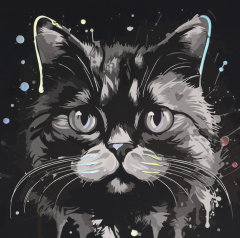 Caiet dictando cu spirala si separatoare B5 (100 file) - Strigo Pads Project Book (Pisica)