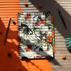 Caiet - Strigo Pads - Project Book Tropical - Matematica A4, cu spirala si separatoare