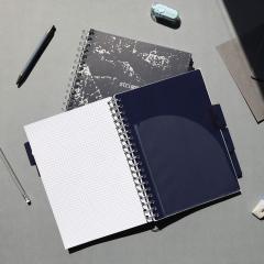 Caiet - Strigo Pads - Project Book Marmorat - Matematica B5, cu spirala si separatoare