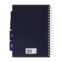 Caiet - Strigo Pads - Project Book Marmorat - Matematica B5, cu spirala si separatoare