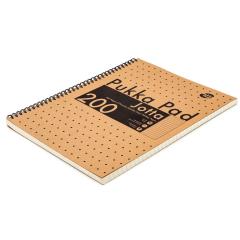 Caiet - Pukka Pad - Jotta Kraft, Dictando A4, 4 perforatii indosariere