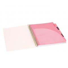 Caiet - Strigo Pads - Project Book Flori si fluturi - Matematica A4, cu spirala si separatoare