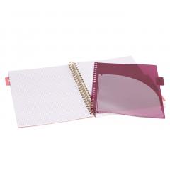 Caiet - Strigo Pads - Project Book Flori si fluturi - Matematica A4, cu spirala si separatoare