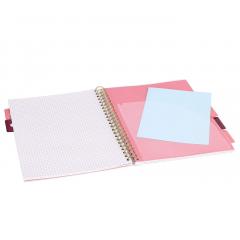 Caiet - Strigo Pads - Project Book Flori si fluturi - Matematica A4, cu spirala si separatoare