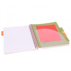 Caiet - Strigo Pads - Project Book Tropical - Matematica B5, cu spirala si separatoare