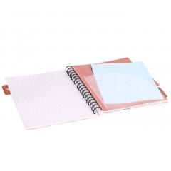 Caiet - Strigo Pads - Project Book Floral - Matematica B5, cu spirala si separatoare