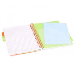 Caiet - Strigo Pads - Project Book Neon - Dictando B5, cu spirala si separatoare