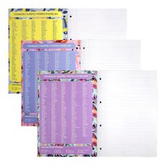 Caiet - Pukka Pad Pastel - Dictando A4, 400 pagini (mai multe culori - pret pe bucata)