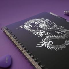 Caiet - Strigo Pads - Project Book Dragon - Matematica A4, cu spirala si separatoare