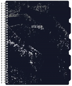 Caiet matematica cu spirala si separatoare A4 (100 file) - Strigo Pads Project Book (Marmorat)