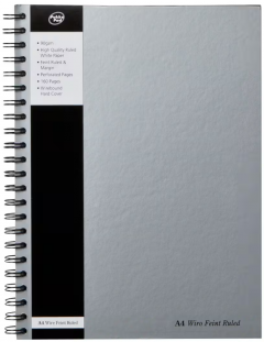 Caiet - Pukka Pad - Dictando A5, spirala - Silver