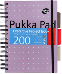 Caiet cu spirala si separatoare - Executive Project Book