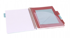 Caiet matematica cu spirala si separatoare B5 (100 file) - Strigo Pads Project Book (Africa)